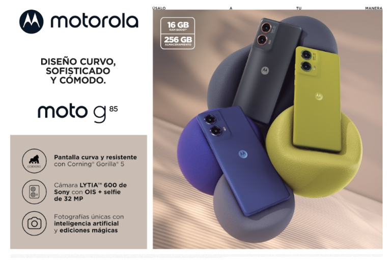 Motorola y Claro Presentan en Colombia el Primer Moto G con Pantalla sin Bordes: Moto G85 5G