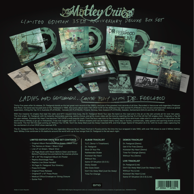 Mötley Crüe Dr. Feelgood 35 Aniversario Edición Especial