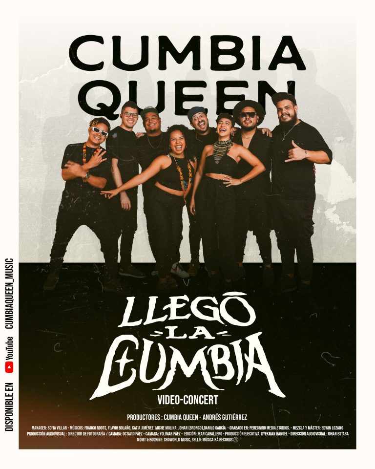 La Artista Colombiana Cumbia Queen Presenta Video Concierto de Larga Duración de lo que Será su Próximo Disco