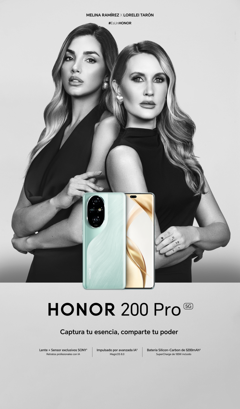 La Familia de ‘El Celular de Falcao’ Está Completa: el HONOR 200 Pro y el HONOR 200 Smart Llegan a Colombia
