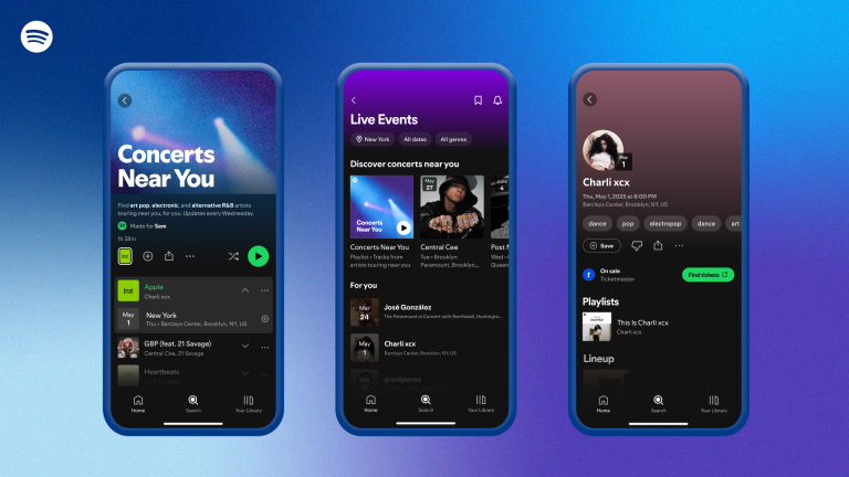 ¡Ya Está Aquí la Nueva Playlist de Conciertos de Spotify!