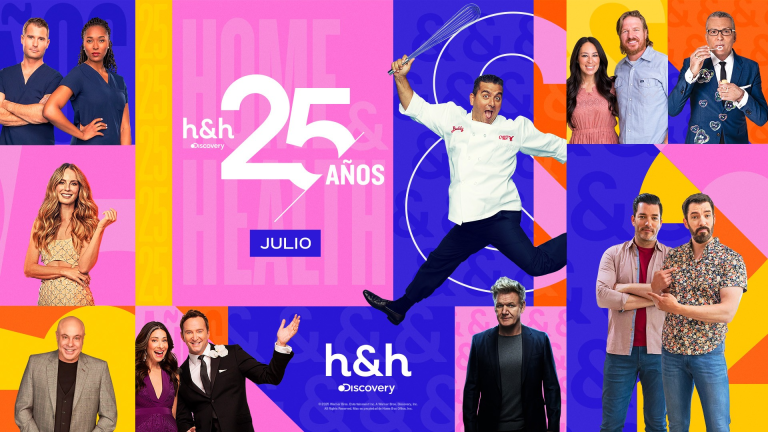 Discovery Home & Health Cumple 25 Años Siendo Parte de tu Hogar y lo Celebra con sus Mejores Contenidos 