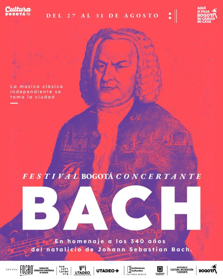 Festival de Música Clásica se Toma a Bogotá “Bogotá Concertante” Rinde Homenaje a 340 Años del Natalicio de Bach