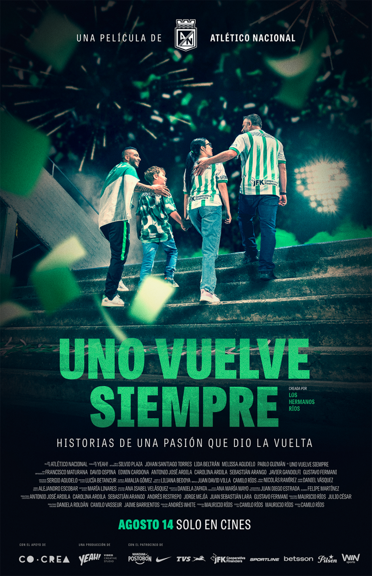 “Uno Vuelve Siempre”, la Primera Película de Atlético Nacional