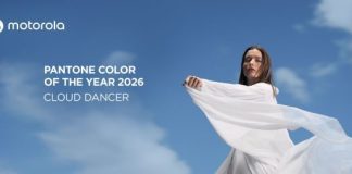 Motorola y Pantone Celebran el Pantone Color of the Year 2026: Cloud Dancer