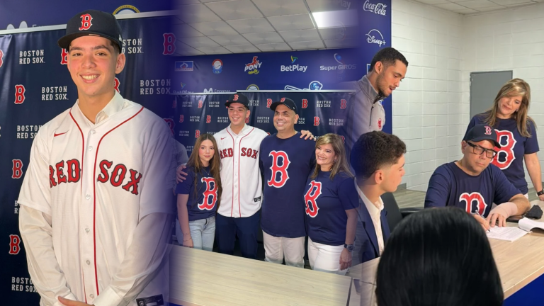 De Colombia a una de las Franquicias más Legendarias del Béisbol: Harry Canedo Firma con los Boston Red Sox