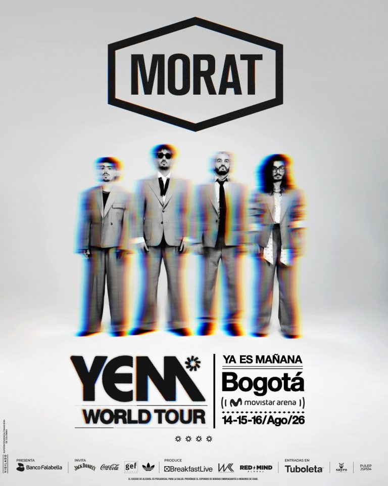 ¡En Agosto, las Cometas Vuelven a Volar! Morat Regresa a Bogotá con su Esperada Gira “Ya Es Mañana World Tour»