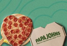 Papa Johns Celebra el Mes de la Pizza y la Temporada de San Valentín con una Pizza en Forma de Corazón