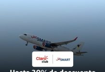 JetSmart y Claro Club Anuncian Descuentos de Hasta 35% en Tiquetes Aéreos Nacionales