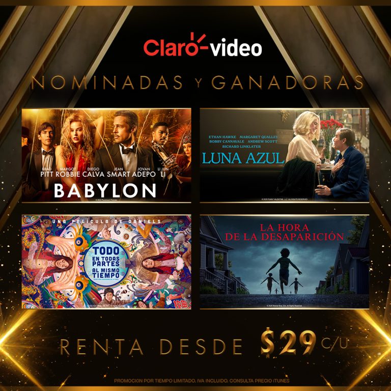 Se Acercan los Premios de la Academia y en Claro Video Puedes Disfrutar Algunos Títulos Nominados