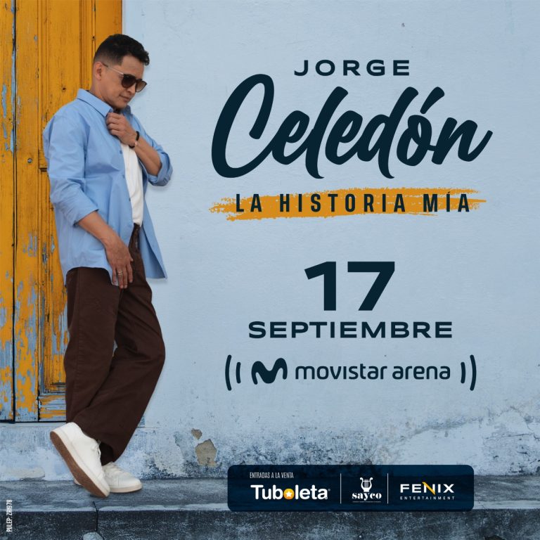 Jorge Celedón en el Movistar Arena