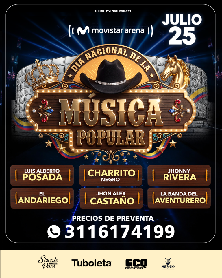 Día Nacional de la Música Popular en el Movistar Arena