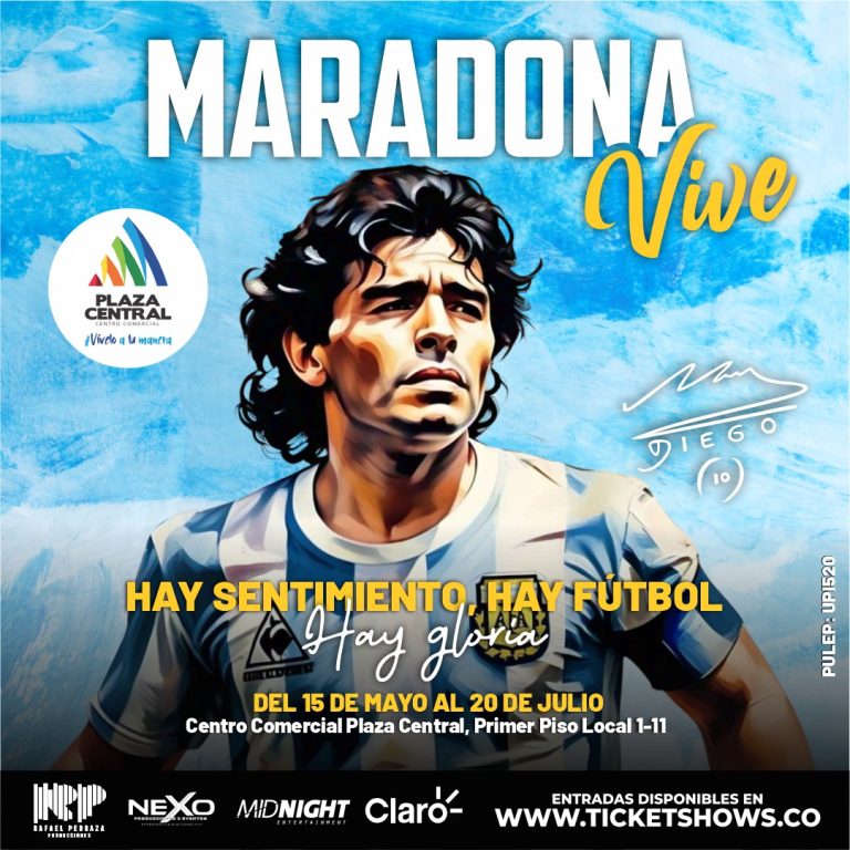 Bogotá se Prepara Para Vivir la Experiencia más Emocionante Dedicada a Maradona
